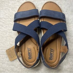 NEW Born Navy Jayla Sandals